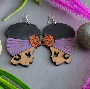 Handmade Mama African earrings
